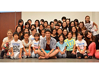 2014-7-13　岡山
8月9日のライブに向けて
IYO-P先生に振り付けに来て頂きました！