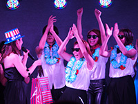 2014-8-9　　岡山
お客さんの拍手により優勝チームを決定。お客さんの拍手を1番多くGETしたのはYukikoチーム！！！おめでとう～♪